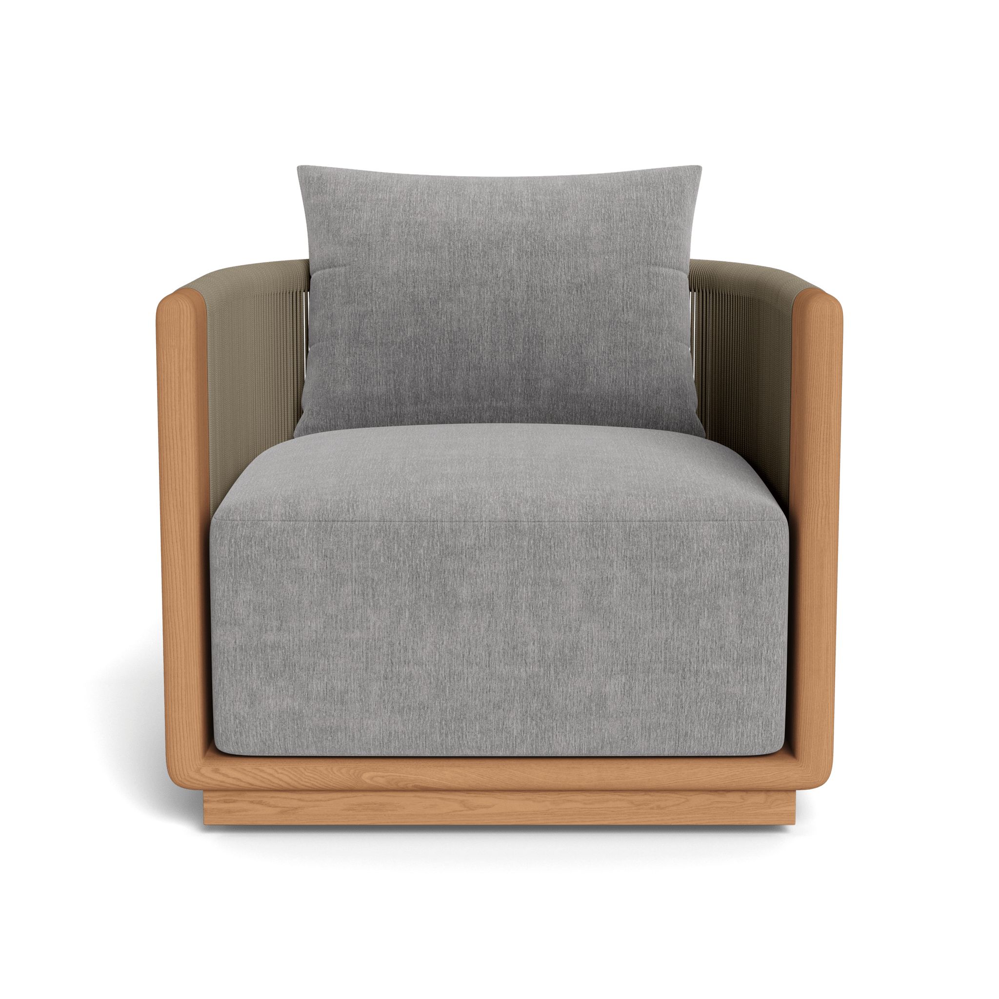 Harbour Palm Beach Teak Swivel Lounge Chair