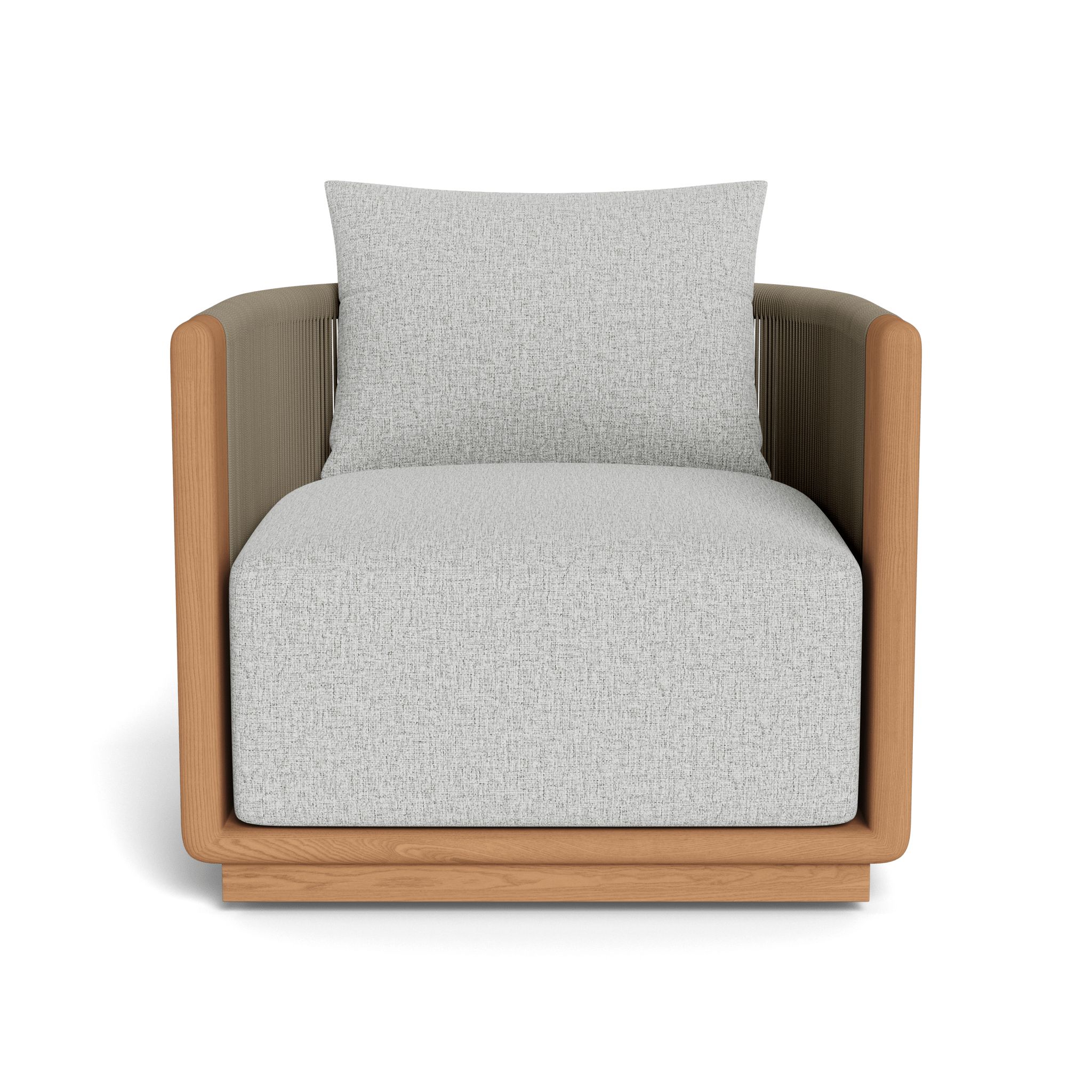 Harbour Palm Beach Teak Swivel Lounge Chair