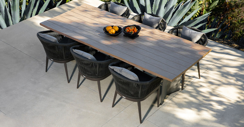 Harbour Pure Triangle Side Table in Teak Natural