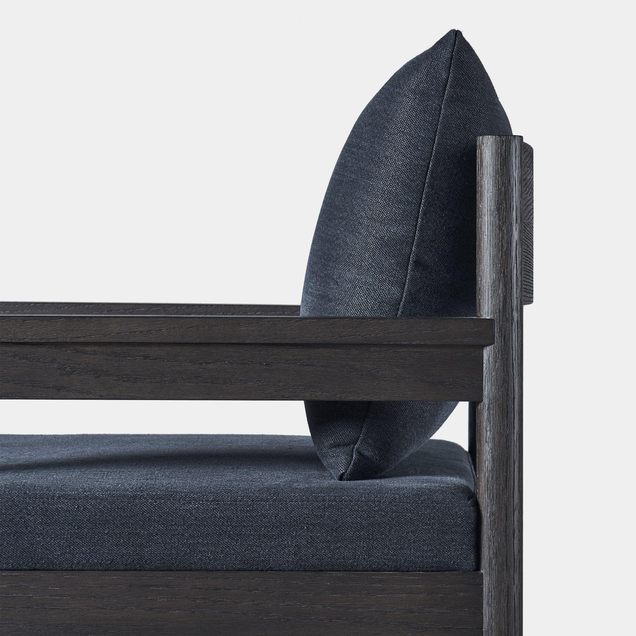 Harbour Rozelle Dining Chair - Oak Brown, Harbour Belgian Linen Cement