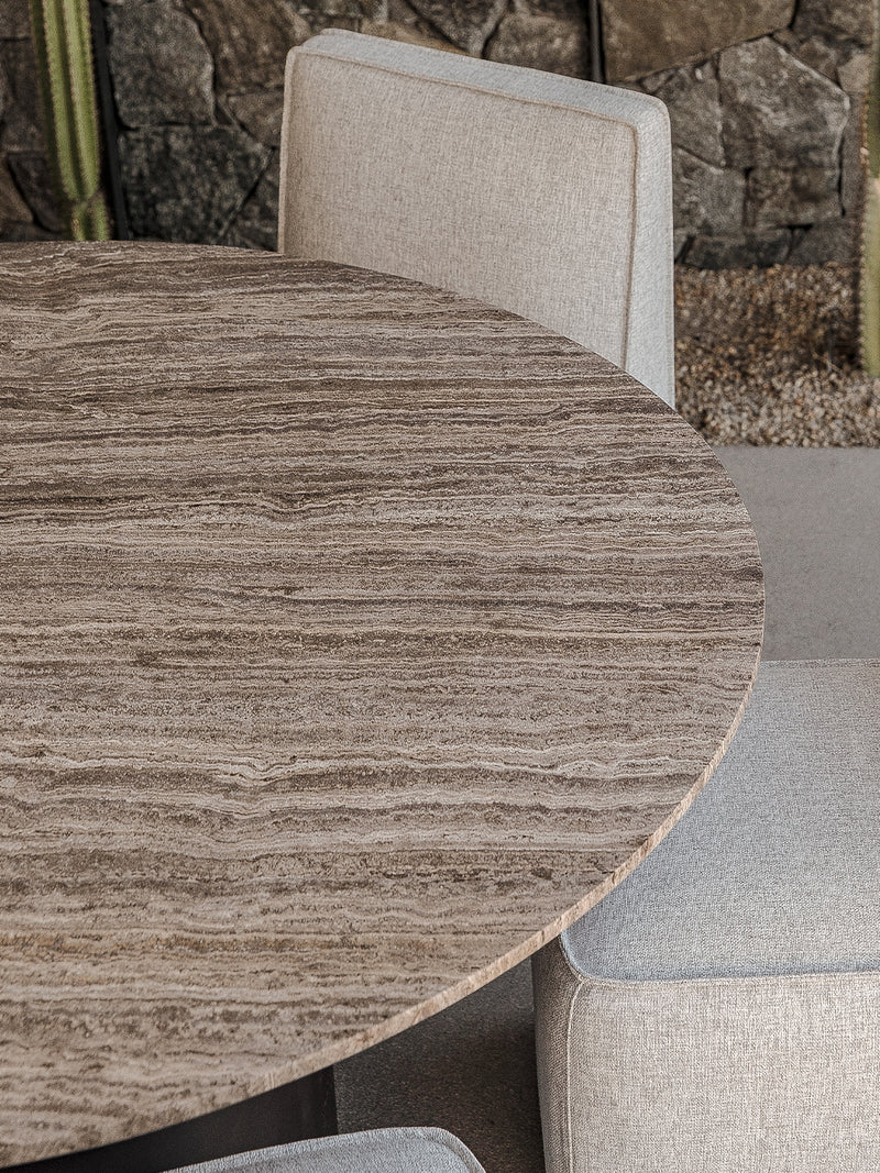 Harbour Santorini Outdoor Slatted Square Side Table in Aluminum Asteroid