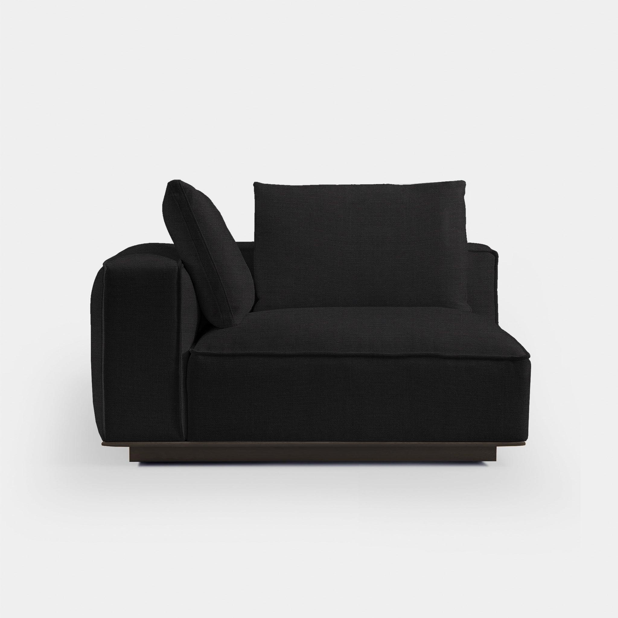 Harbour Santorini Return Left - Oak Brown / Harbour Belgian Linen White
