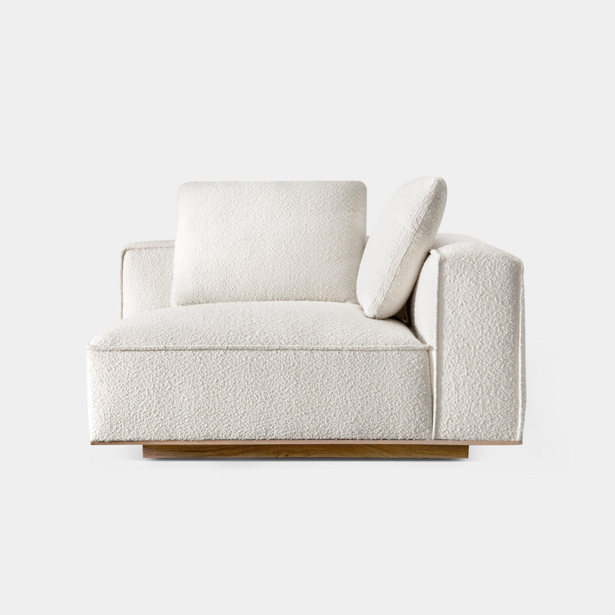 Harbour Santorini Return Right - Oak Brown / Harbour Belgian Linen White
