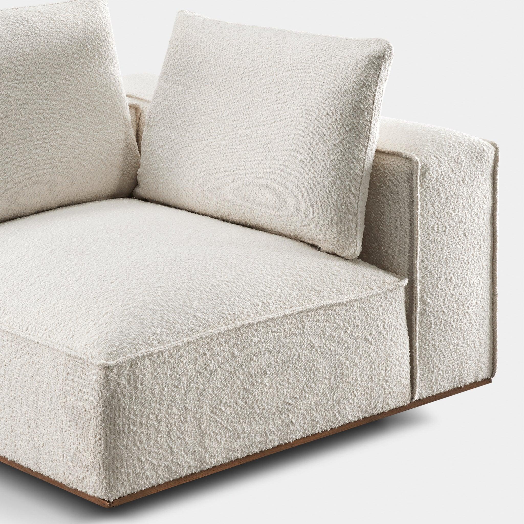 Harbour Santorini Return Right - Oak Brown / Harbour Belgian Linen White