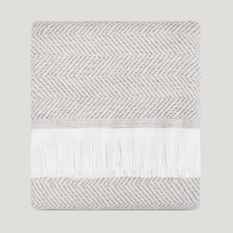 Harbour Herringbone Performance Throw