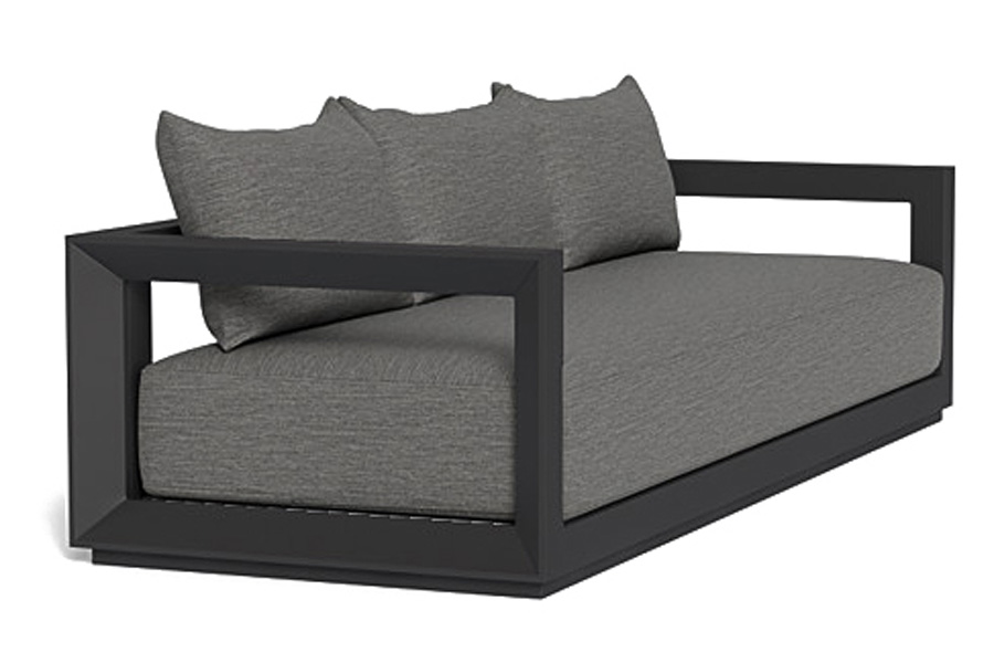 Harbour Vaucluse 3 Seat Sofa - Aluminum Asteroid, Lisos Grafito