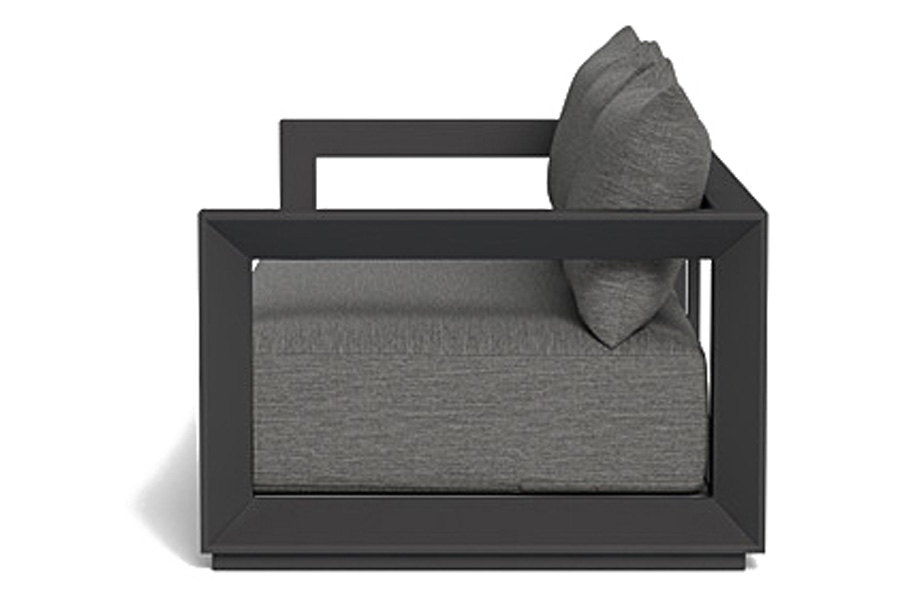 Harbour Vaucluse 3 Seat Sofa - Aluminum Asteroid, Copacabana Sand