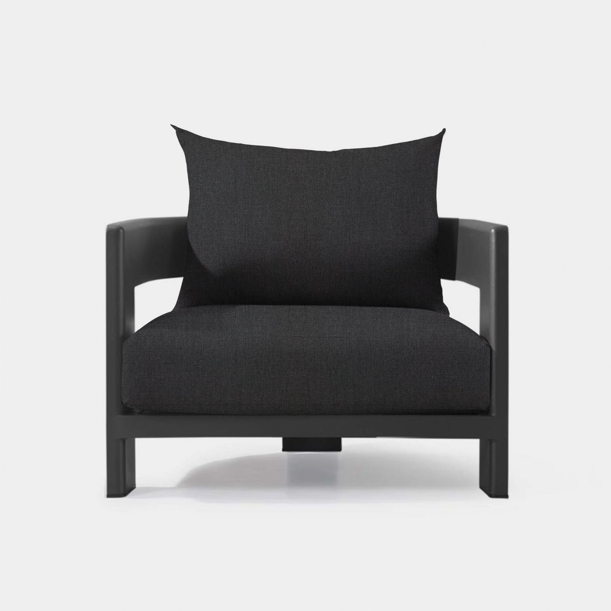 Harbour Victoria Aluminum Lounge Chair - Aluminum Asteroid / Panama Grafito