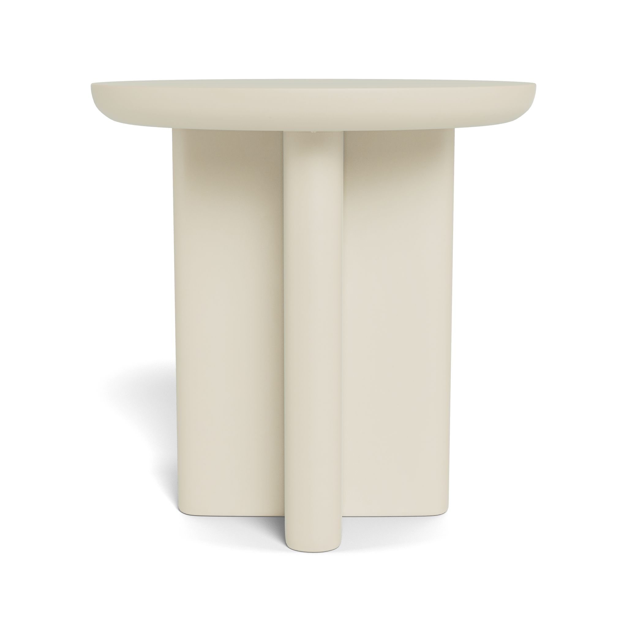 Harbour Victoria Aluminum Round Slatted Side Table