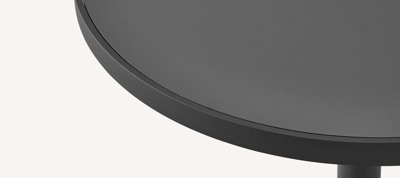 Harbour Vienna 36" Square Bistro Table - Aluminum Asteroid / Aluminum Asteroid