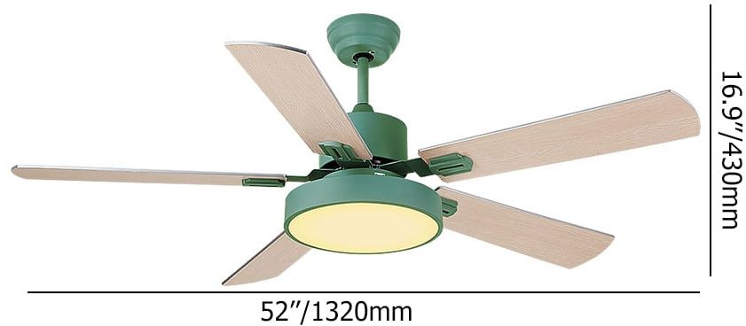HMR - Ceiling Fan Ultra-Thin Frequency Remote in Green