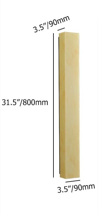 HMR - 34" LED Outdoor Wall Lighting Modern Waterproof IP65 Outside Wall Sconce for House