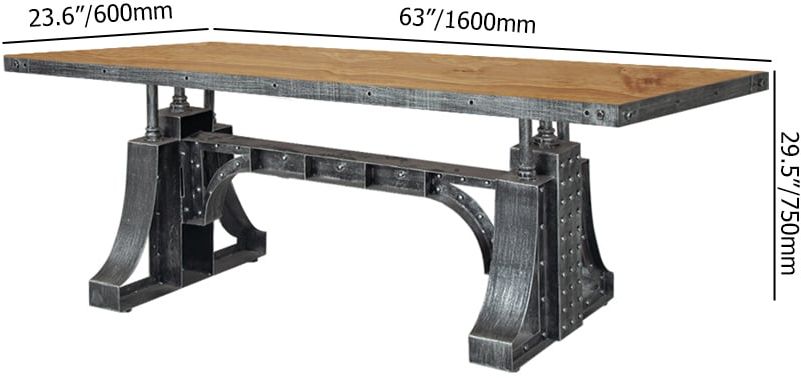 HMR - Office Executive Desk with Bridge Base in 63"L
