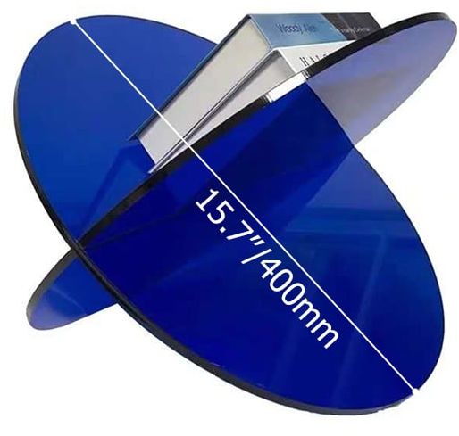 HMR Modern Magazine Rack - Blue, Acrylic