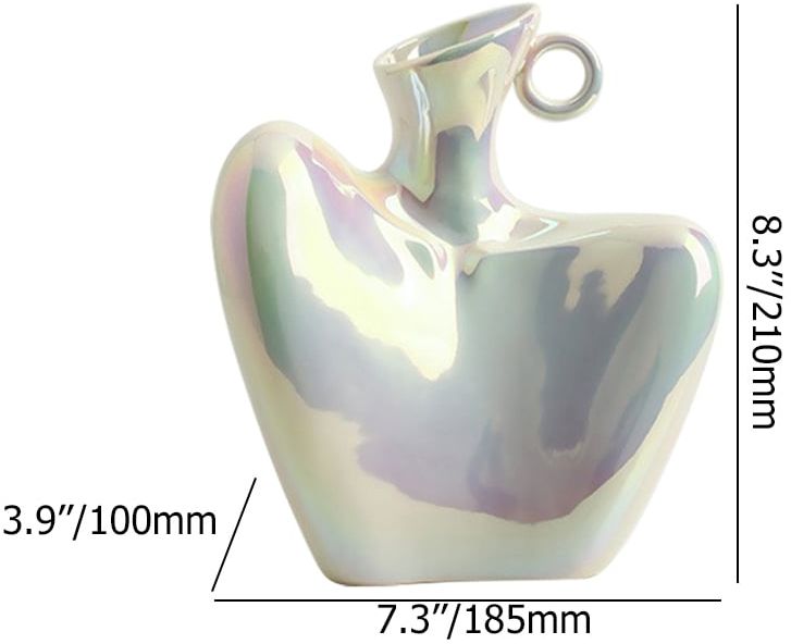 HMR - Modern Ceramic Body Shape Flower Vase Sculpture Home Desk Decor Art Living Room Bedroom