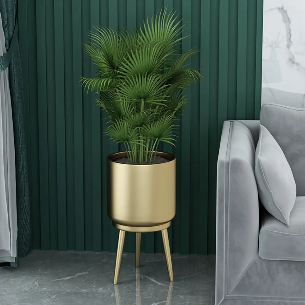 HMR - Nordic Tripod Removable Planter Pot (Set of 2) in Metal