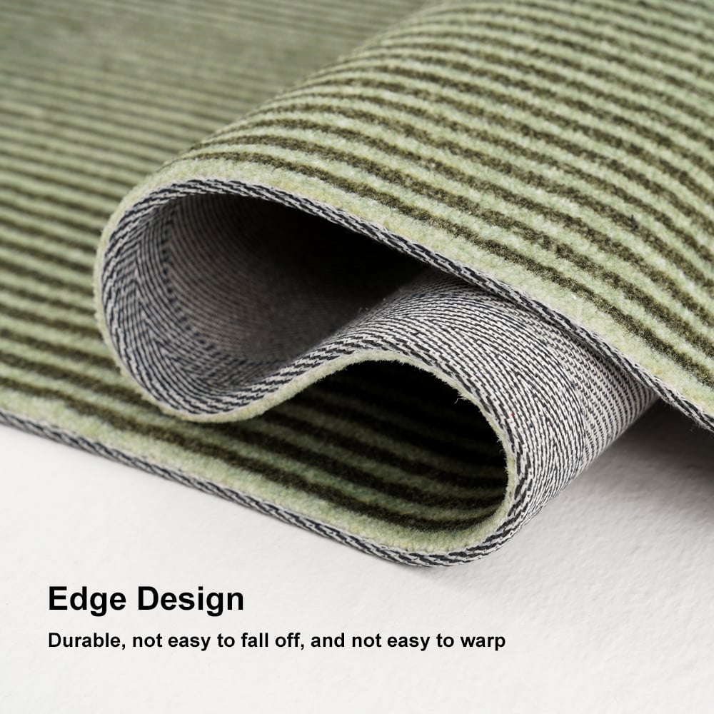 HMR - 6' x 9' Rectangle Living Room Geomatric Contemporary Multipurpose Green Area Rug