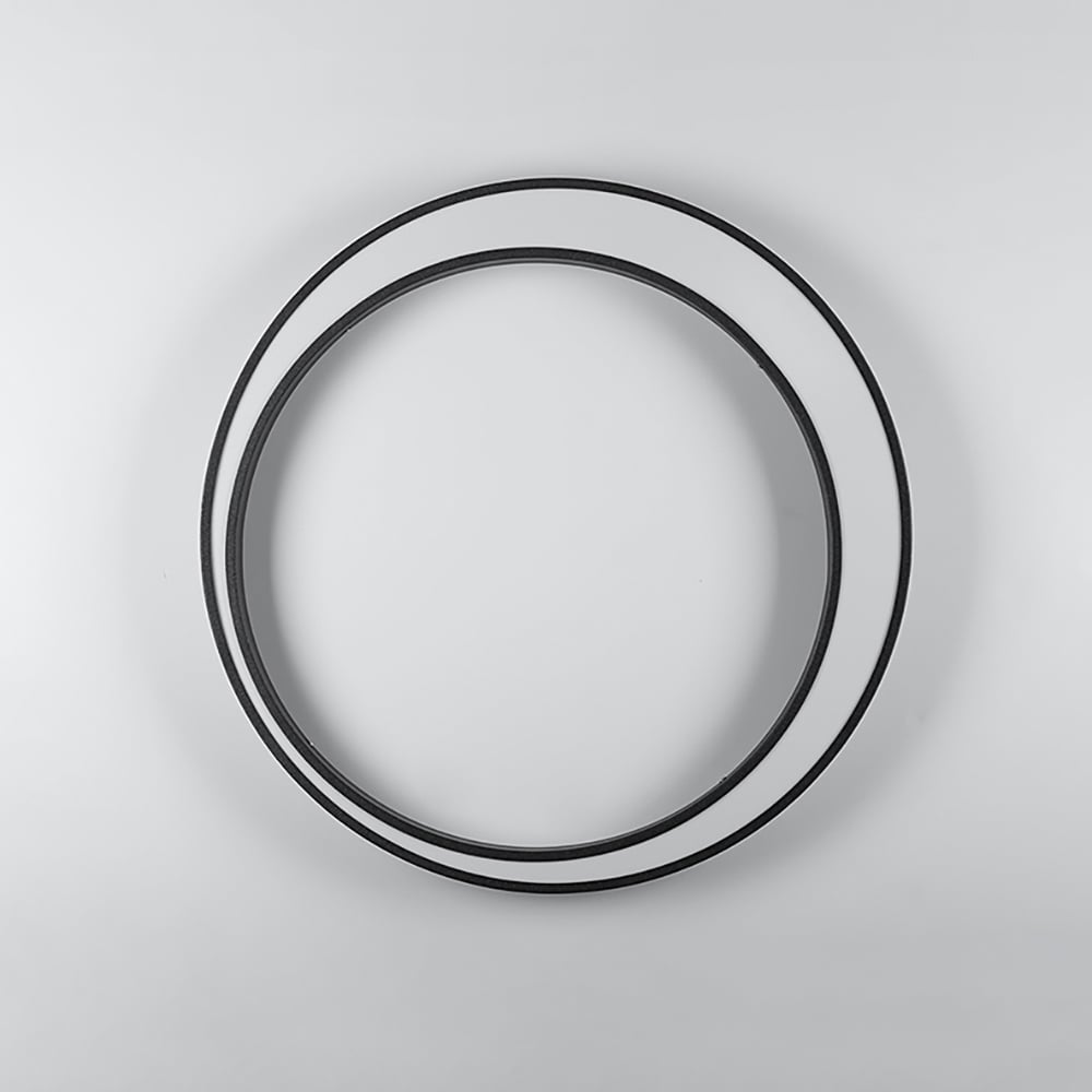 HMR - Modern Outdoor LED Wall Sconces Round Gray Waterproof Garden Lighting