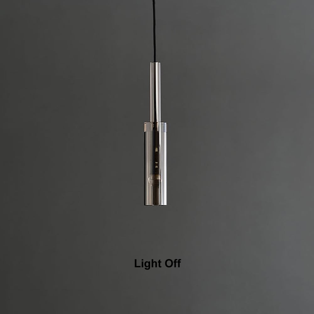 HMR - Minimalist Hanging Wall Light 1-Light Clear Armed Sconce Crystal Indoor Wall Lighting