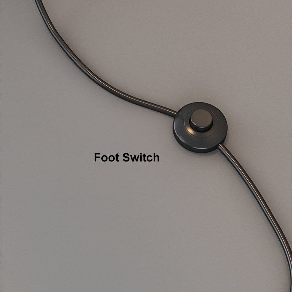 HMR - 70" Tall Black Arc Floor Lamp Metal Overarching Floor Reading Lamp
