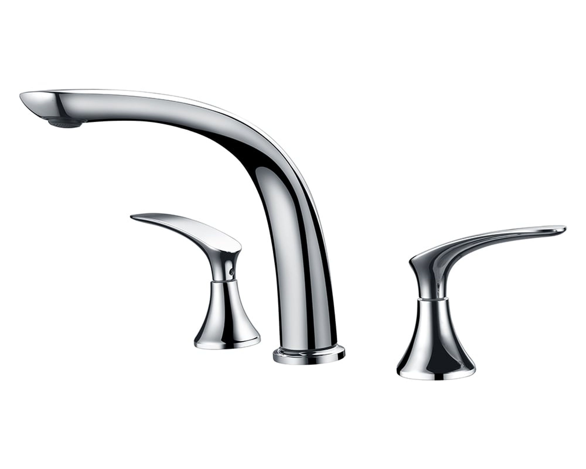 HMR - Aerated Spout Widespread Bathroom Sink Faucet Solid Brass