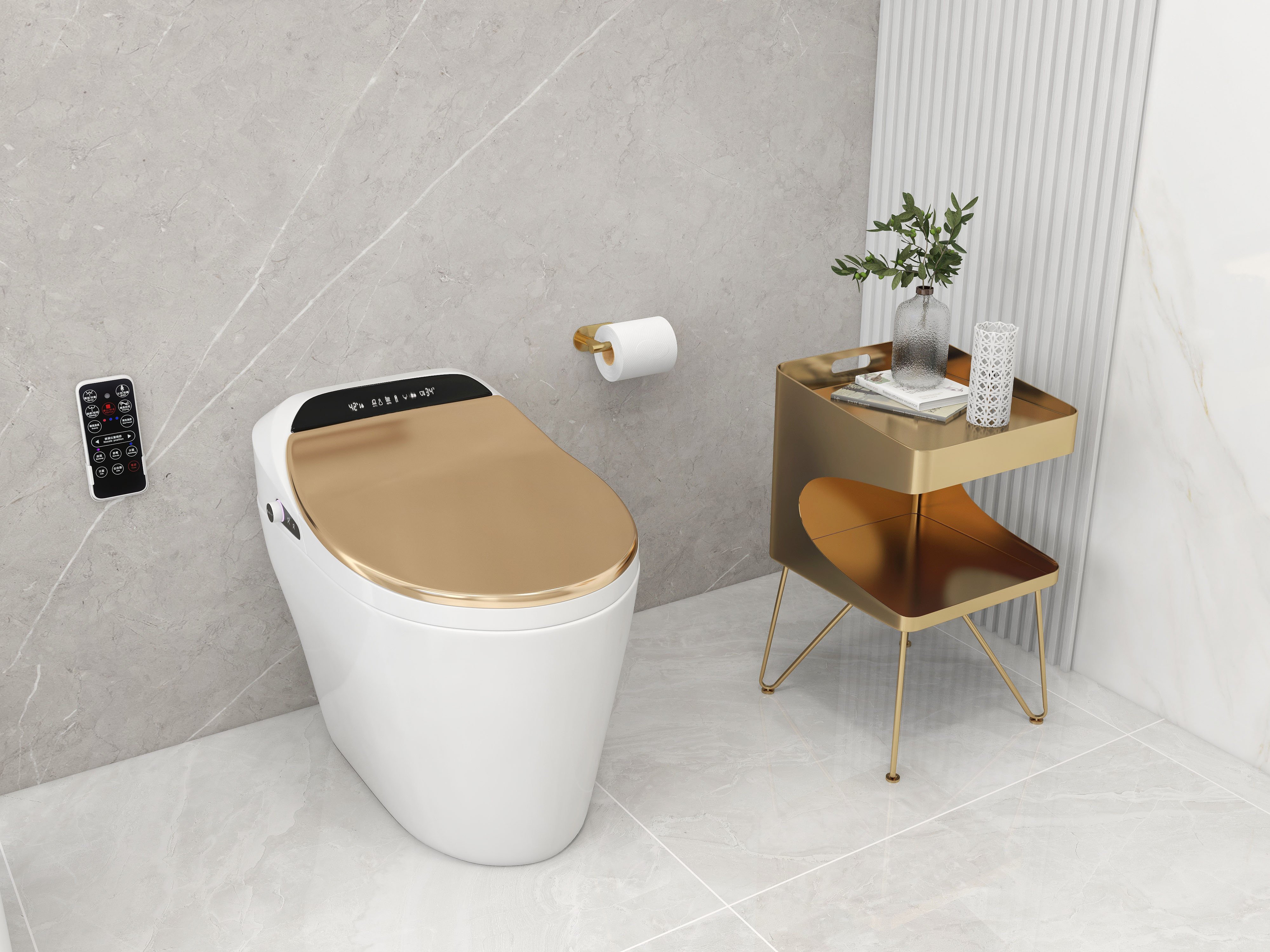 HMR - Modern Tissue Holder in Stainless Steel for Bathroom