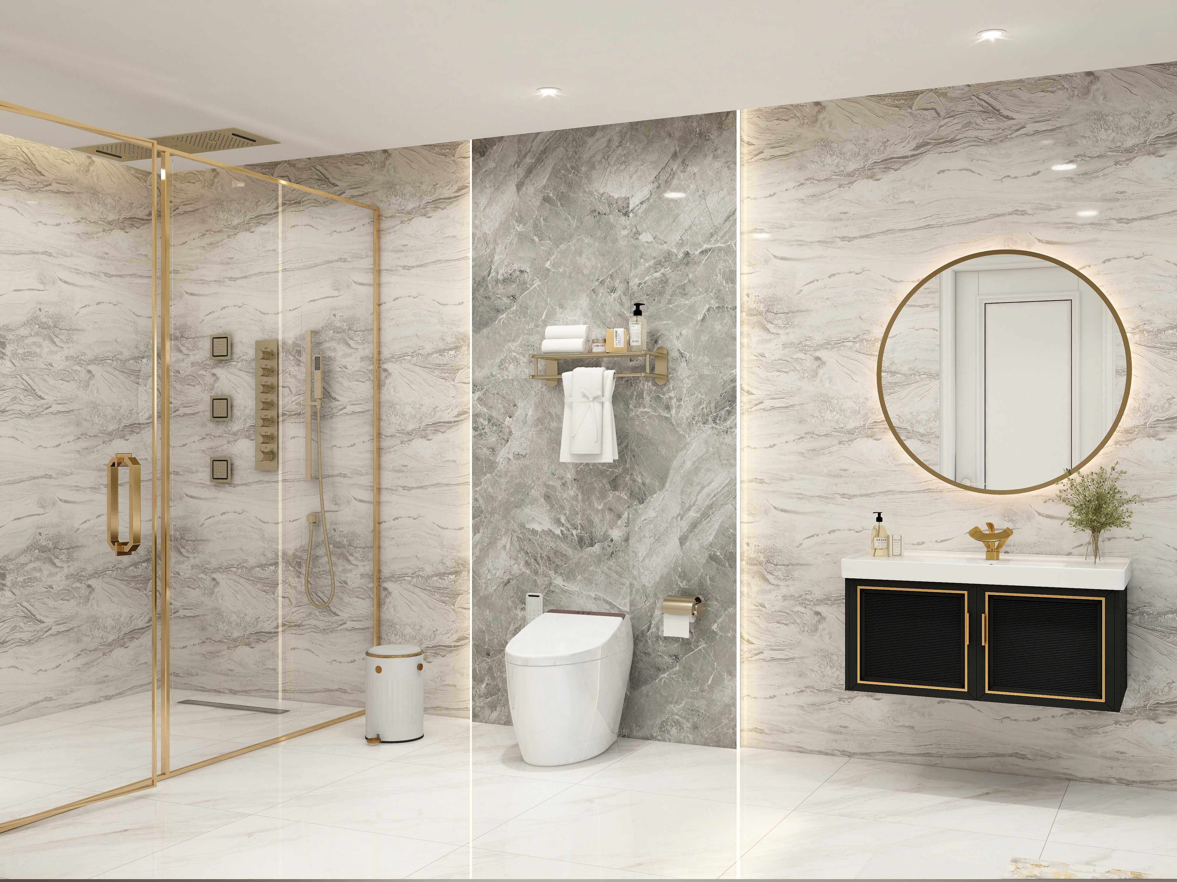 HMR - Automatic Smart Bidet Toilet with Deodorizing Function 1.28 GPF