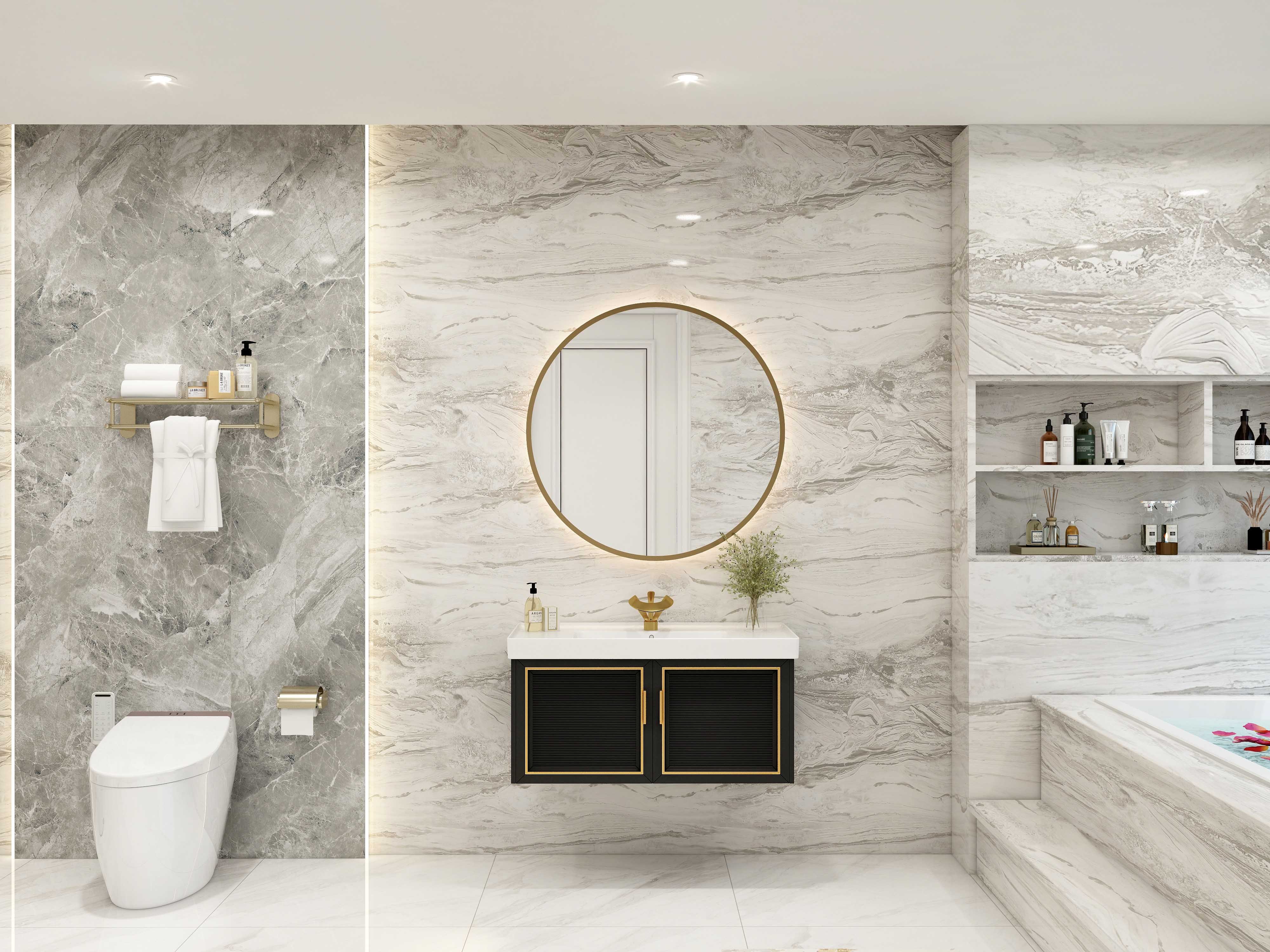 HMR - Automatic Smart Bidet Toilet with Deodorizing Function 1.28 GPF