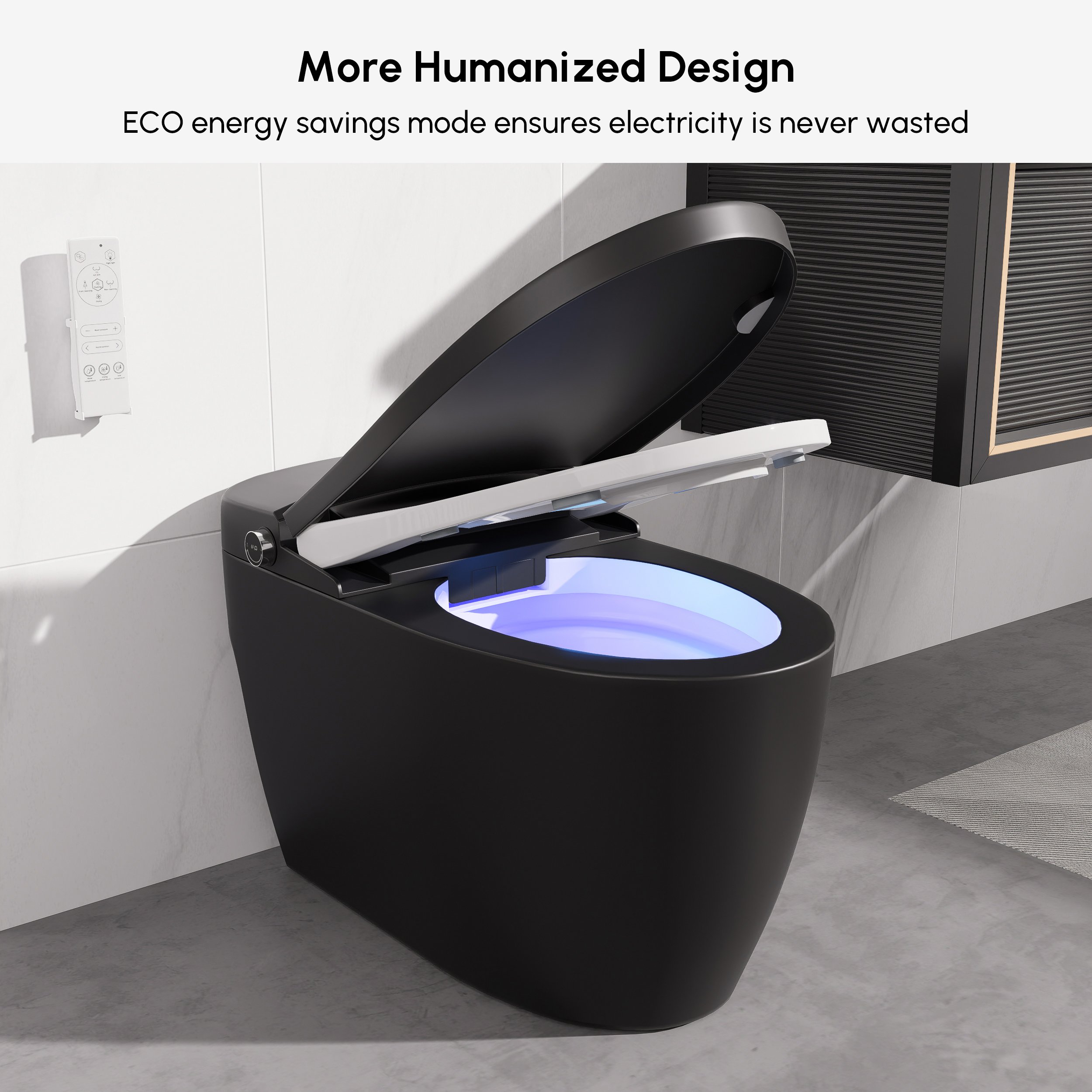 HMR - Automatic Smart Bidet Toilet with Multi-Function 1.28-1.36 GPF