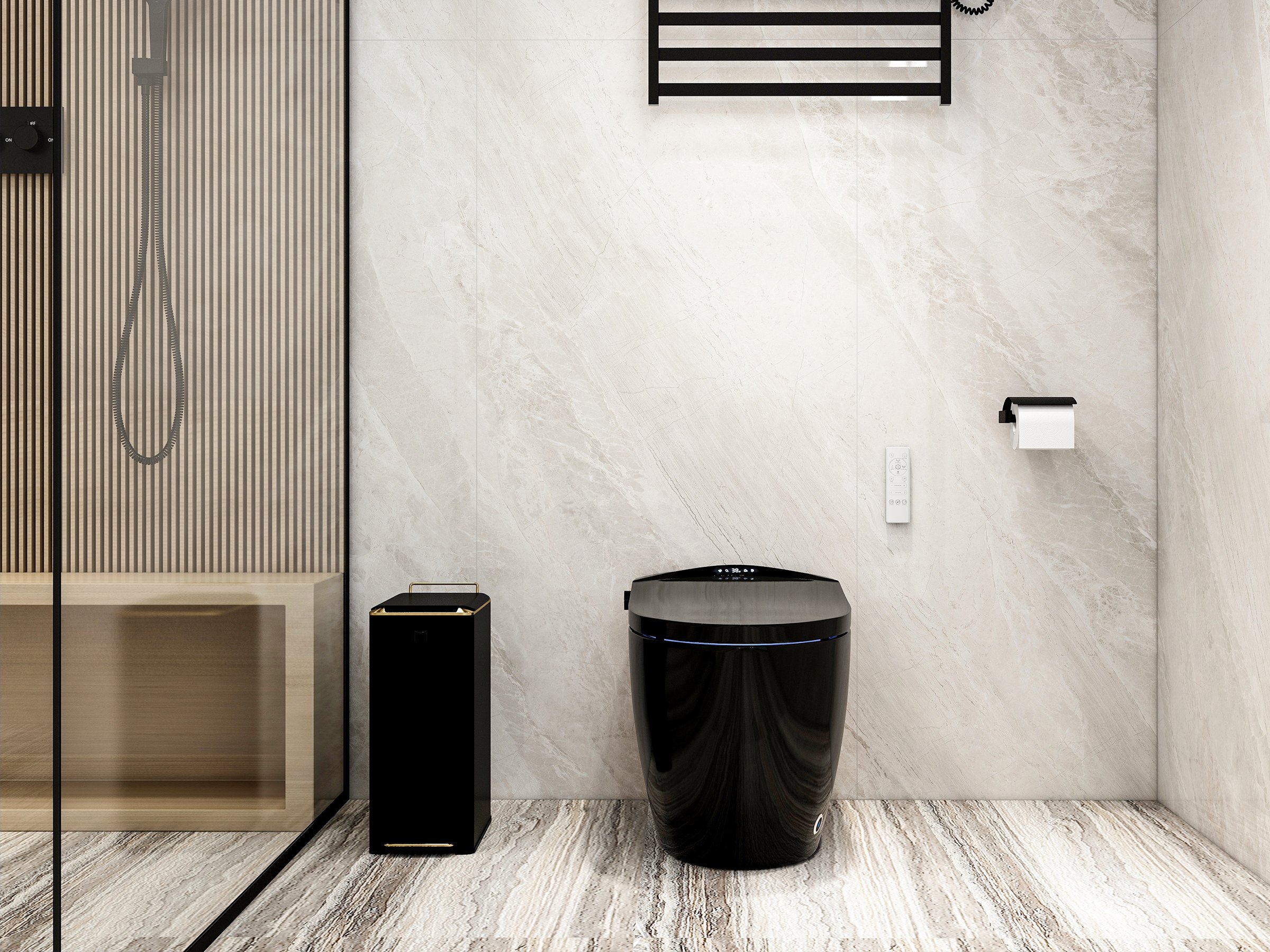 HMR - Automatic Smart Bidet Toilet with Multi-Function 1.28-1.36 GPF