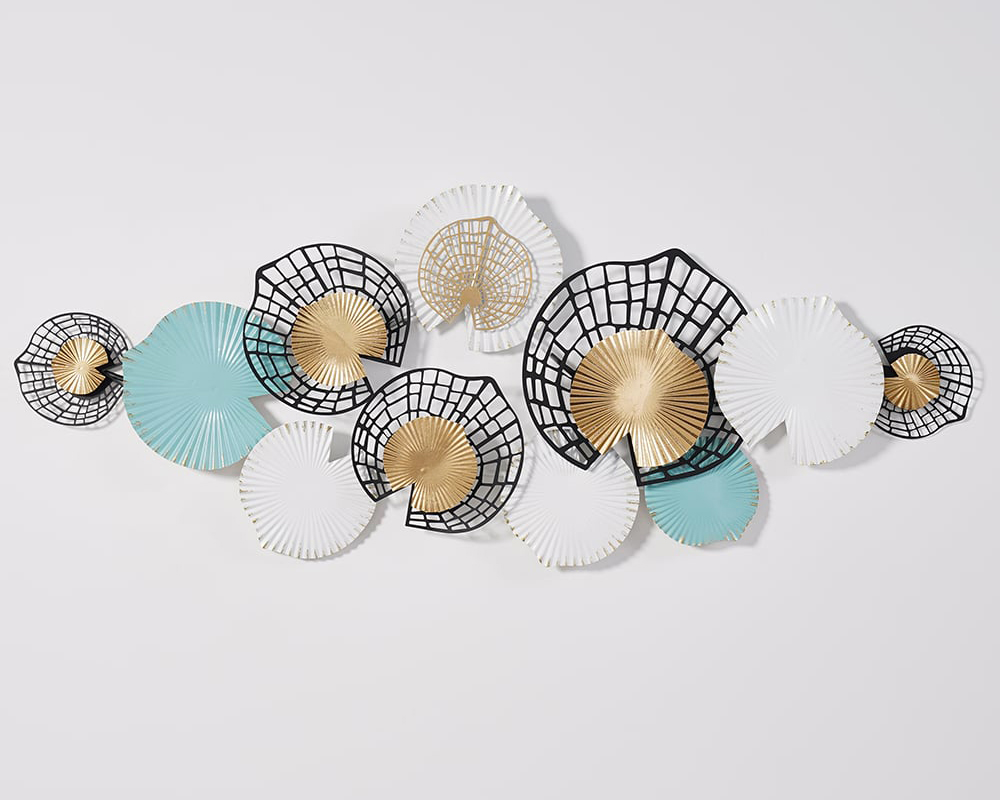HMR - Modern Hollow-out Flowers Metal Wall Decor Aesthetic art
