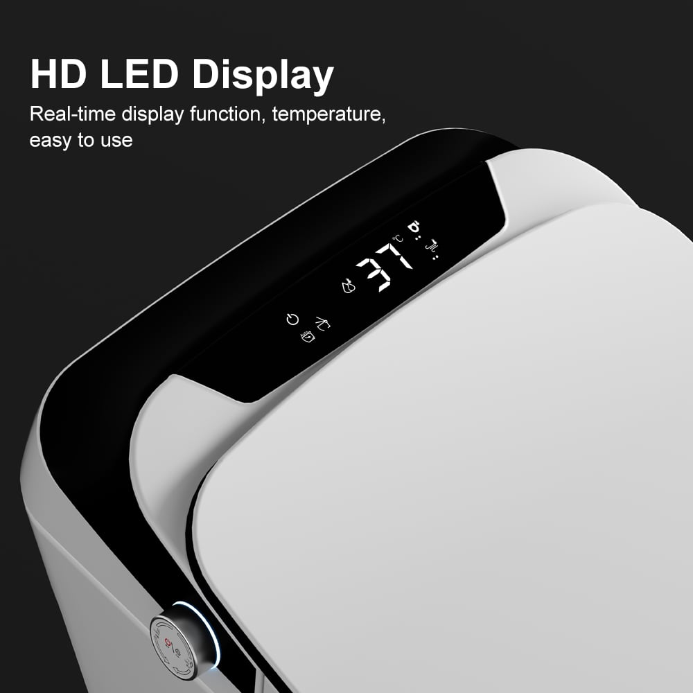 HMR - Automatic Smart Bidet Toilet Child-friendly with Auto Open/Close Lid 1.58 GPF