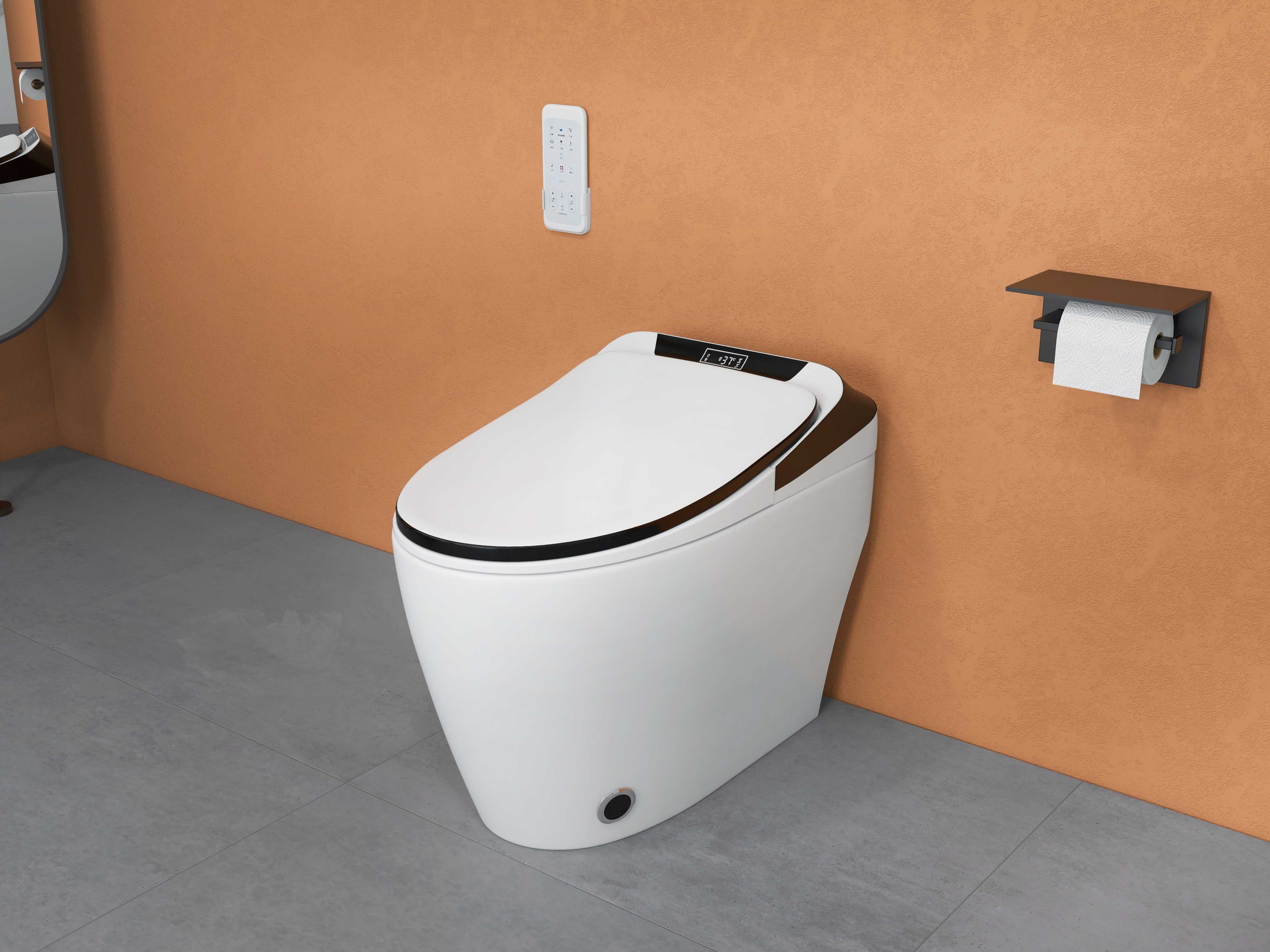 HMR - Automatic Smart Bidet Toilet Child-friendly with Auto Open/Close Lid 1.58 GPF
