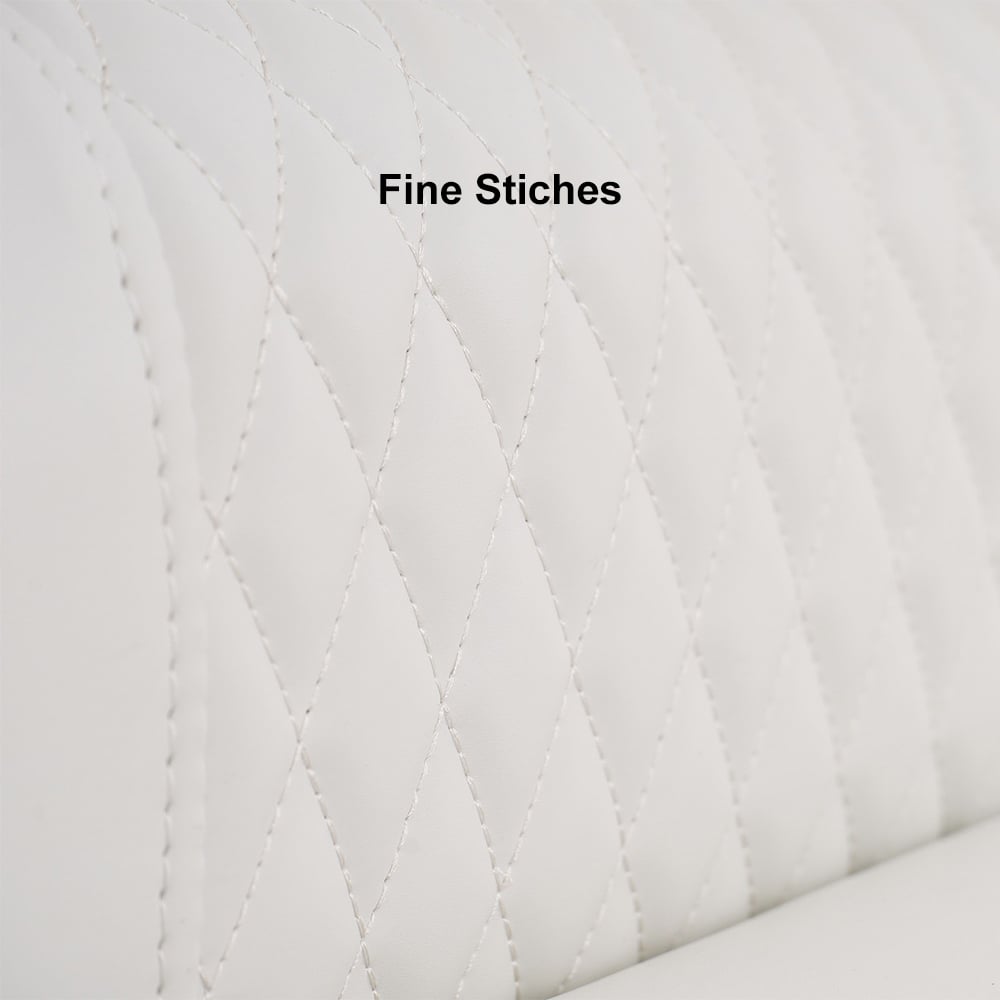 HMR - Leather Upholstered Bed with Wingback Headboard
