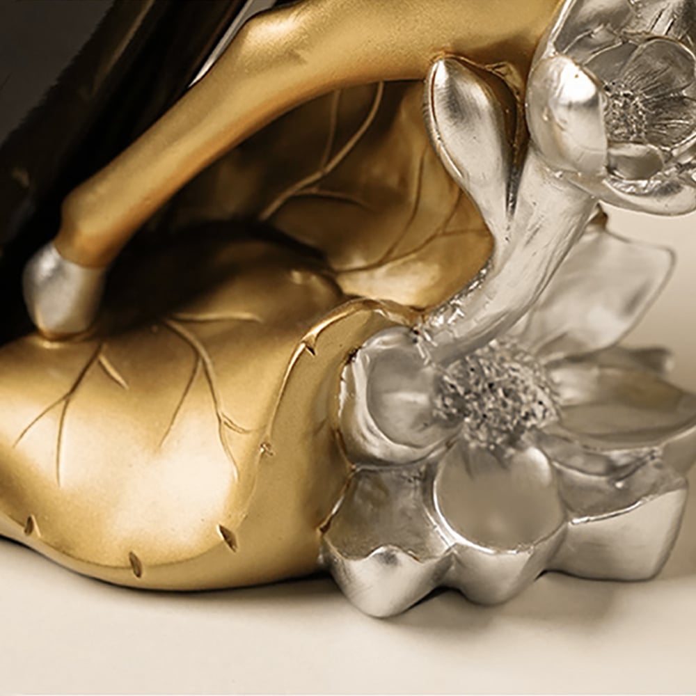 HMR - Golden Deer Wine Bottle Holder Resin Wine Rack Modern Cabinet Decoration