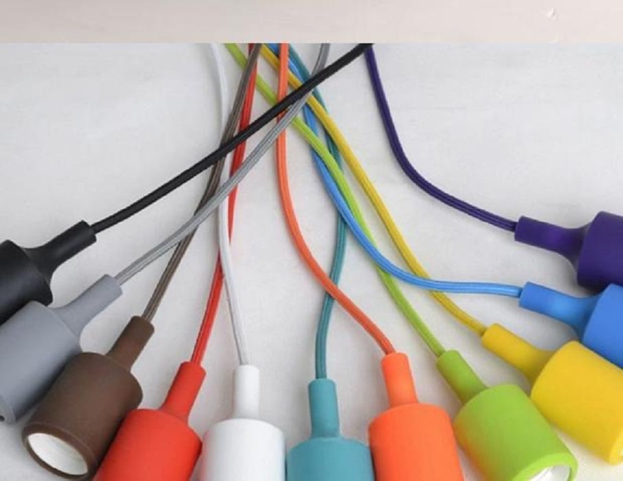 HMR - Colorful Silicone Mini Pendant Light-220V