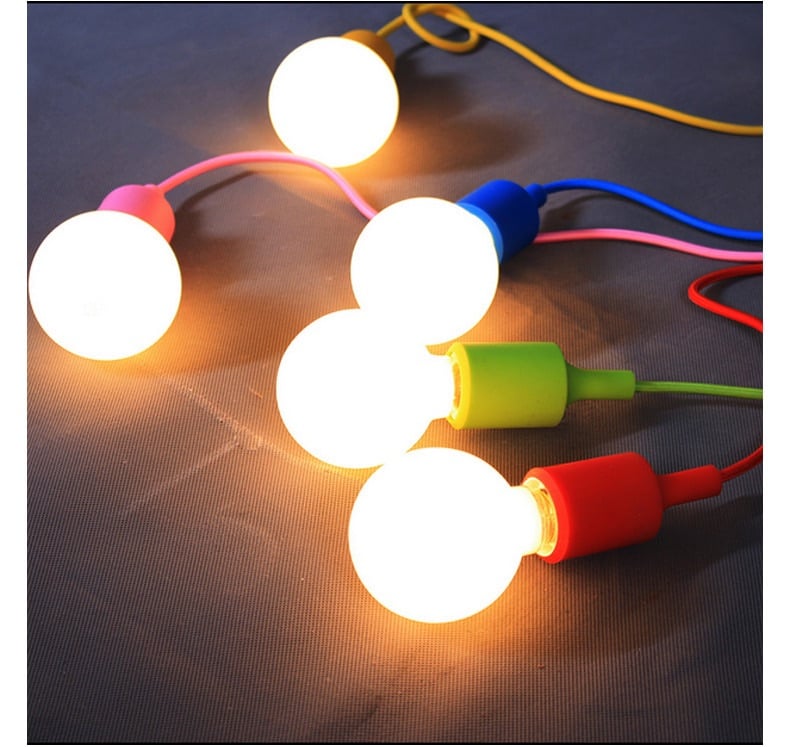 HMR - Colorful Silicone Mini Pendant Light-220V