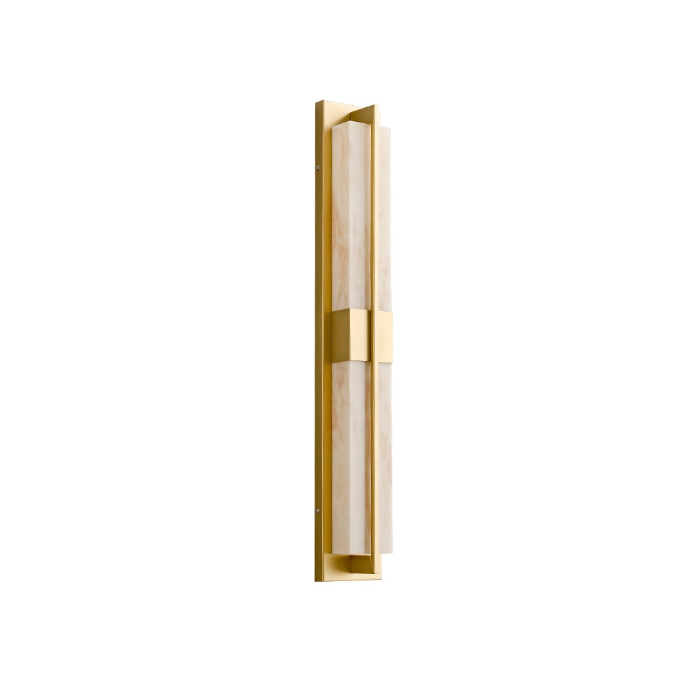 HMR - 31" Gold LED Outdoor Wall Lighting Modern Waterproof IP65 Outside Wall Sconce for House