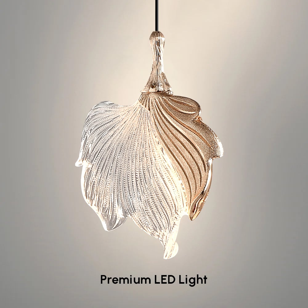 HMR - Gold Dimmable 3-Color Acrylic LED Chandelier Pendant Light