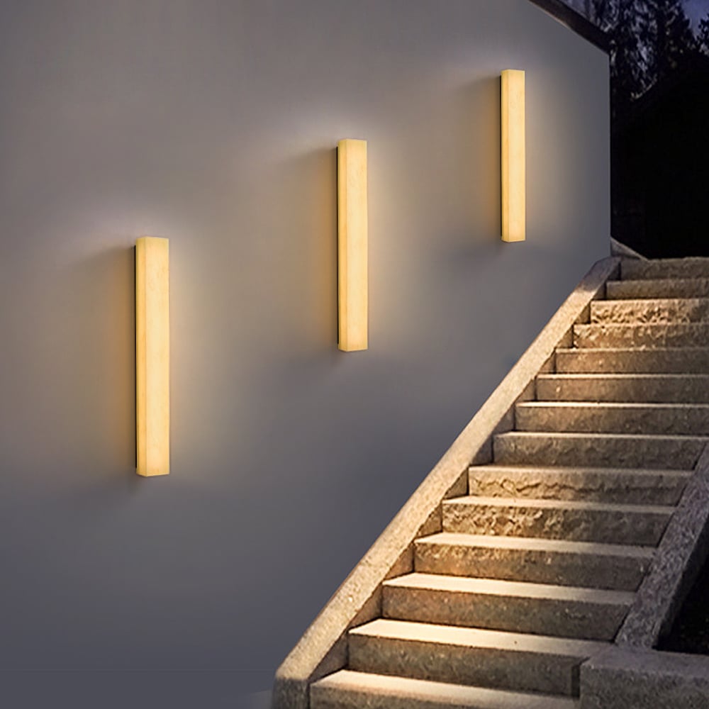 HMR - 34" LED Outdoor Wall Lighting Modern Waterproof IP65 Outside Wall Sconce for House