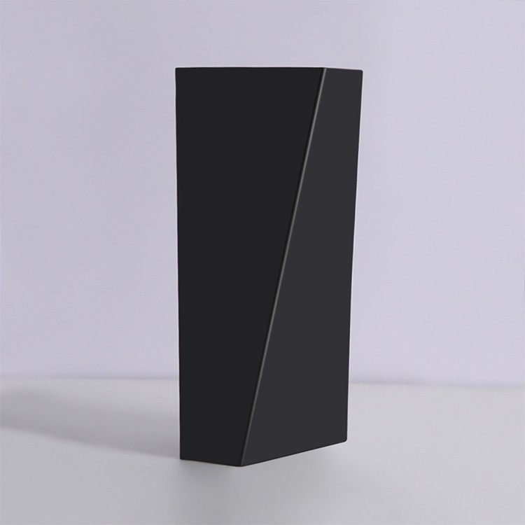 HMR - Single-Light Up and Down Wall Light Sconce in Black, Metal