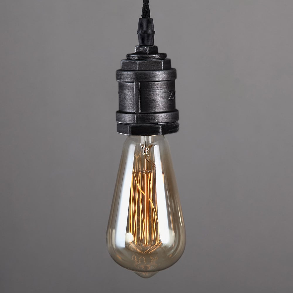 HMR - Industrial Hanging Metal Pendant Light for Kitchen Island in 6-Light