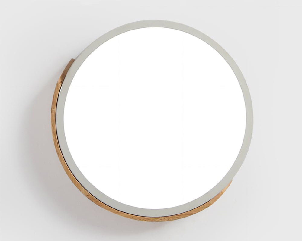 HMR Modern 20" Drum Flush Mount Ceiling Light - White Dimmable & Remote Control