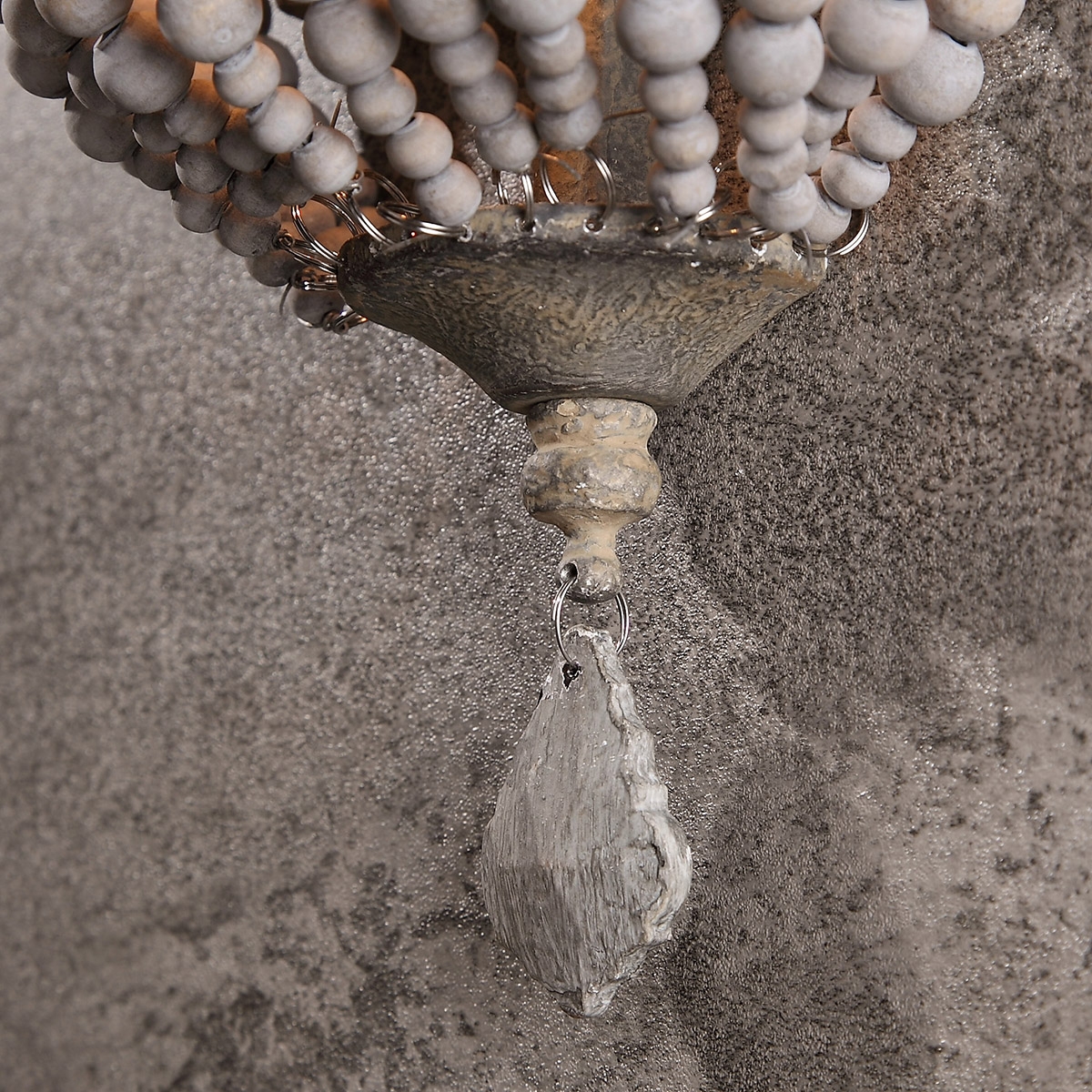 HMR - 1-Light Wall Sconce in Distressed Gray in Natural