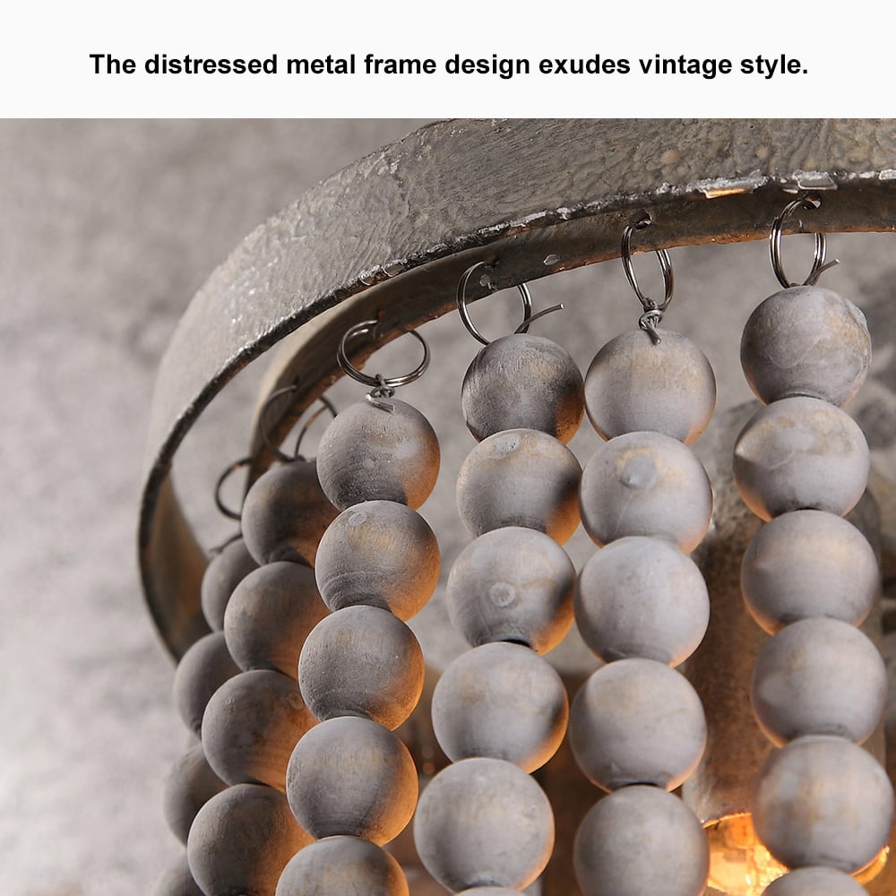 HMR - 1-Light Wall Sconce in Distressed Gray in Natural