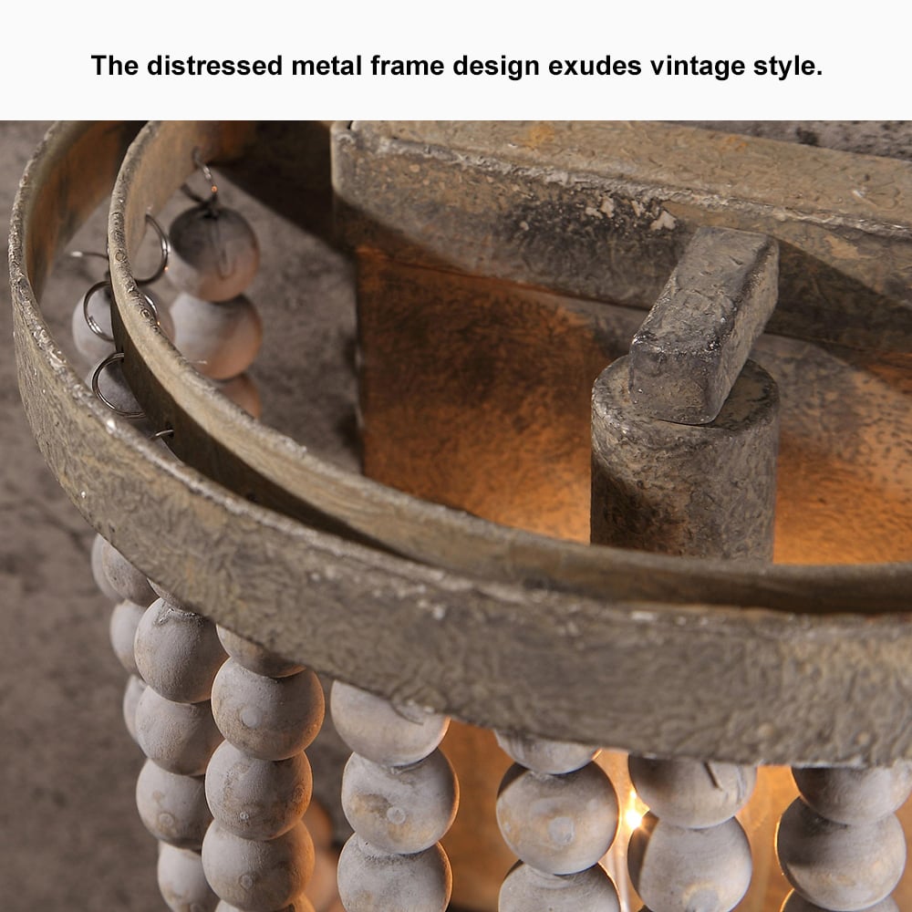HMR - 1-Light Wall Sconce in Distressed Gray in Natural