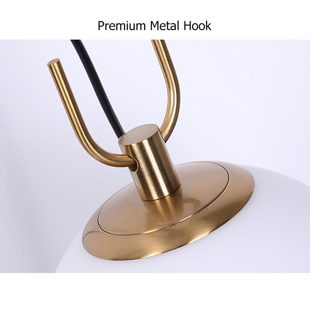 HMR - Globe Plug-in Wall Sconce in Brass