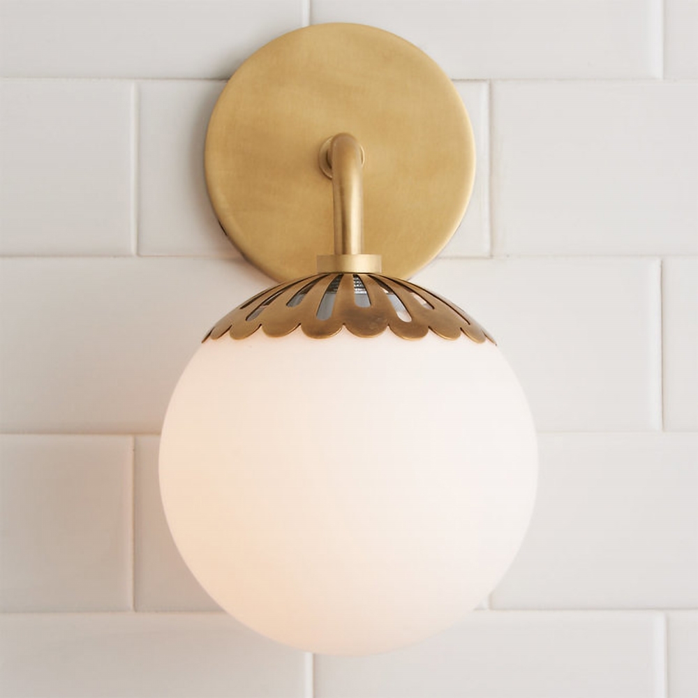 HMR - Worldgle Globe 1-Light Wall Sconce in 10.2"L