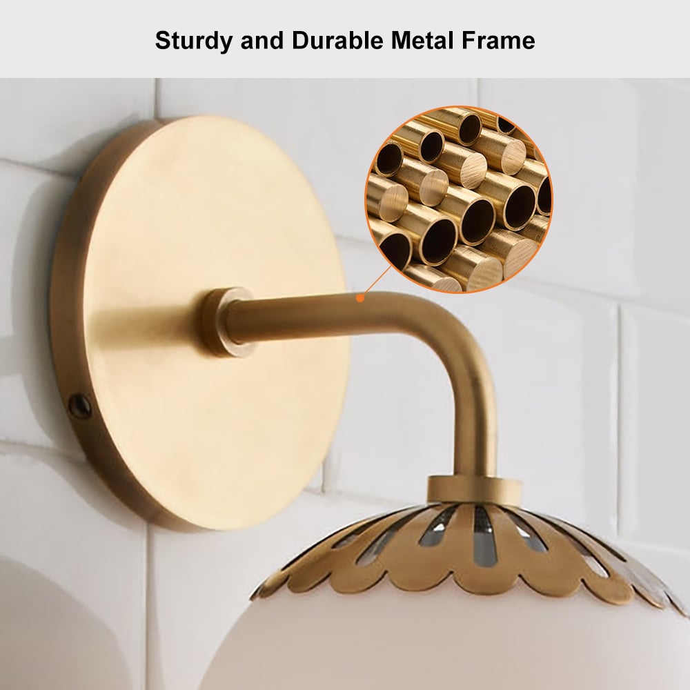HMR - Worldgle Globe 1-Light Wall Sconce in 10.2"L