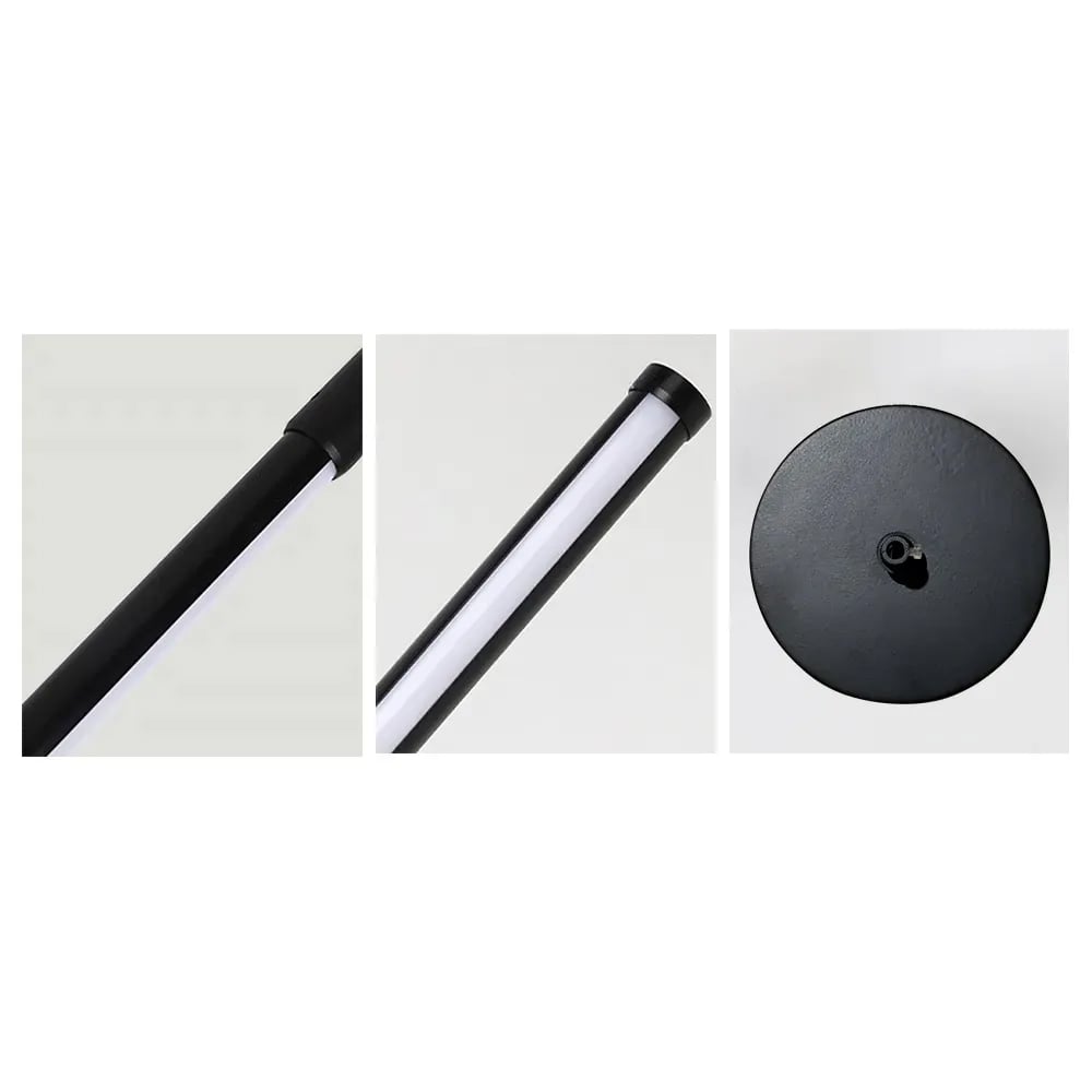 HMR - Mini Cylinder LED Pendant Single Light in Black